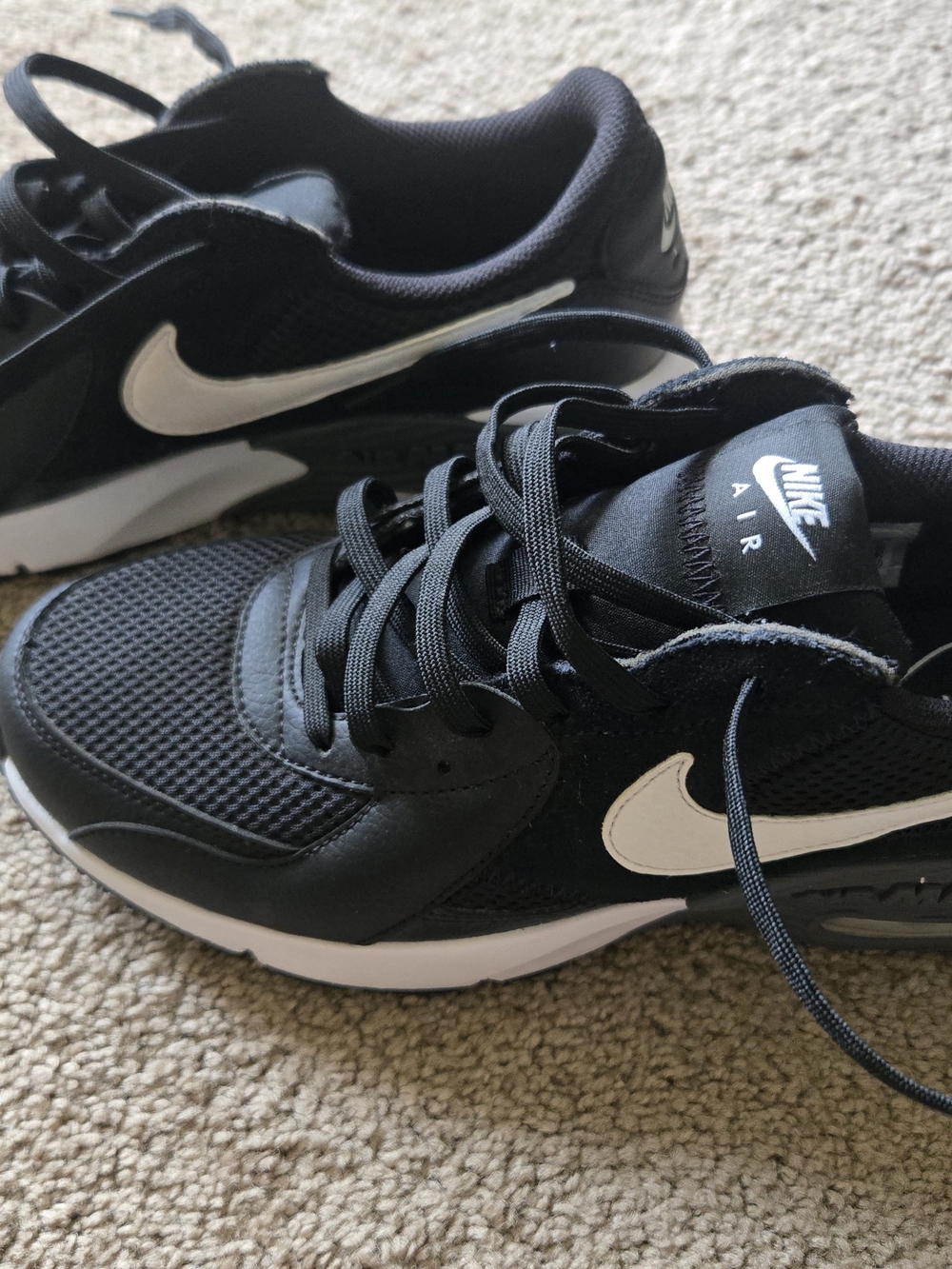 Nike Black and White Air Sneakers